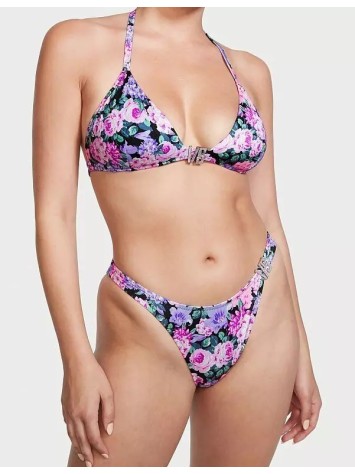 Купальник Triangle Crystal Logo VS Swim Top & Thong Floral
