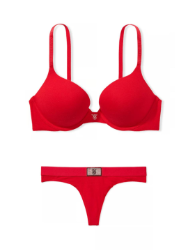 Комплект білизни Bombshell Push-Up Cotton T-Shirt Bra Set Lipstick