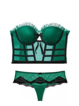 Комплект білизни DREAM ANGELS Strapless Dotted Mesh Corset Top Set