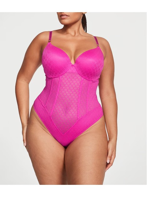 Боді Icon Push-Up Teddy Fuchsia Frenzy