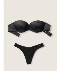 Комплект Белья Victoria’s Secret PINK PUSH-UP Bra Black Set