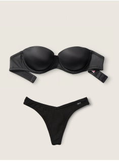 Комплект білизни Victoria's Secret PINK PUSH-UP Bra Black Set