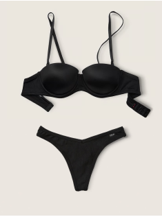 Комплект білизни Victoria's Secret PINK PUSH-UP Bra Black Set