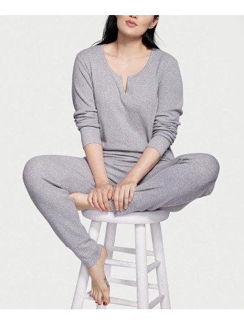 Пижама Thermal Long Pajama Set Grey