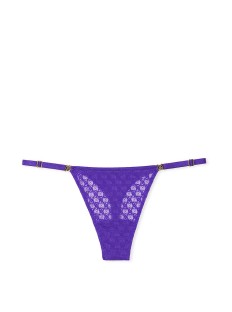 Трусики Icon Lace String Thong Panty Purple Shock