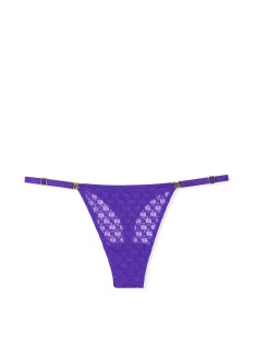 Трусики Icon Lace String Thong Panty Purple Shock