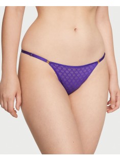 Трусики Icon Lace String Thong Panty Purple Shock