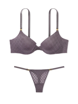 Комплект белья Icon Push-Up Demi Bra Tornado Thong Set