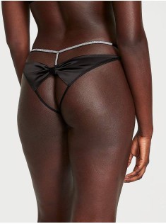 Трусики Shine Bow Satin Open-Back Brazilian Panty