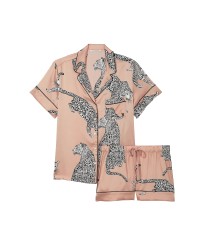 Пижама Satin Short Pajama Set Print