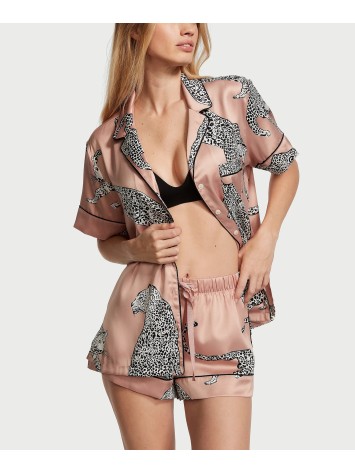 Піжама Satin Short Pajama Set Print