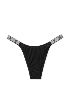 Трусики Shine Strap Brazilian Panty Black