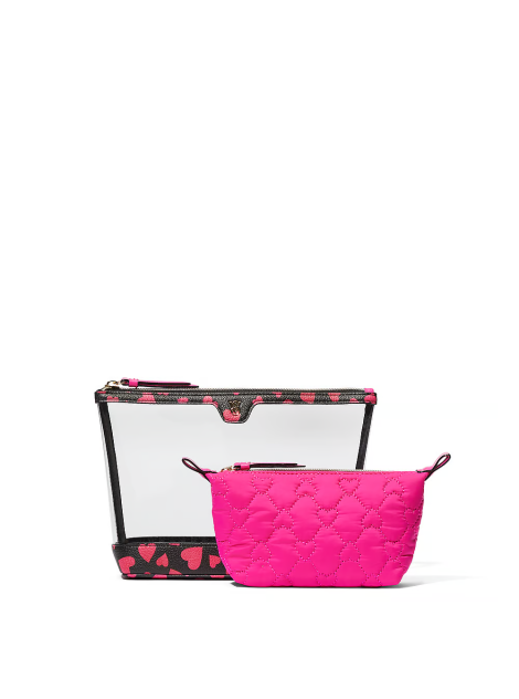 Косметичка 2-Piece Makeup Bag Hearts
