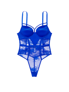 Боді Bombshell Fishnet Floral Teddy Blue Oar