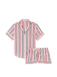 Піжама Short Cotton Pajama Set Stripe