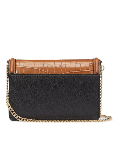 Крос-боді Black & Brown Croc Cross-body