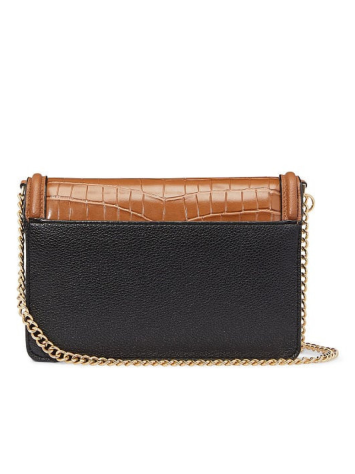 Крос-боді Black & Brown Croc Cross-body