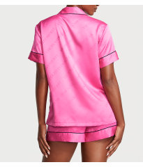 Піжама Satin Short Pajama Set Hollywood Pink