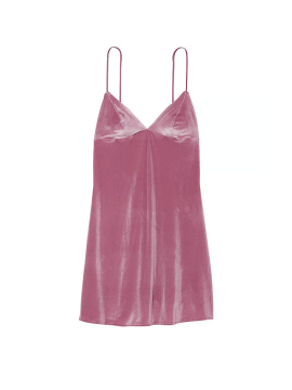 Пеньюар Velvet V Neck Slip Dress Pink