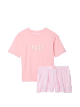 Пижама Cotton Short Tee-Jama Set Pretty Blossom Stripes