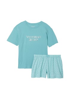 Піжама Cotton Short Tee-Jama Set Fountain Blue