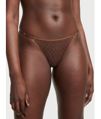 Трусики Icon Lace String Thong Panty Ganache