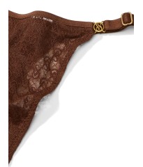 Трусики Icon Lace String Thong Panty Ganache