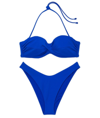 Купальник Mix-and-Match Twist Bandeau Bikini Blue