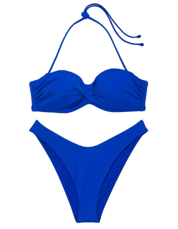 Купальник Mix-and-Match Twist Bandeau Bikini Blue