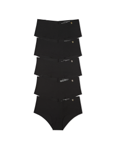 Набір трусиків 5-Pack No-Show Cheeky Panties Black