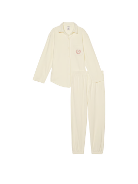 Флісова піжама Polar Fleece Jogger Pajama Set Creamer