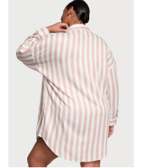 Нічна сорочка Modal-Cotton Sleepshirt Toasted Sugar Stripes