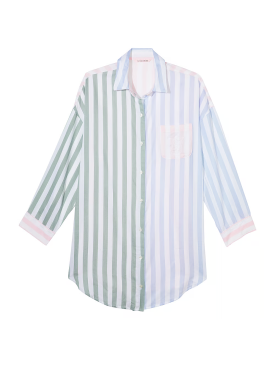 Нічна сорочка Modal-Cotton Sleepshirt Multicolor Stripes
