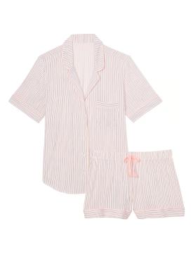 Пижама Modal Short Pajama Set Purest Pink Stripes