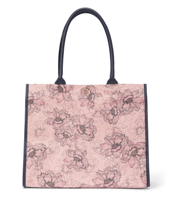 Сумка Victoria’s Secret Tote Bag Pink Outline Floral