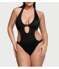 Купальник монокіні Chain-Link Cut-Out Monokini One-Piece Swimsuit Black