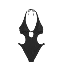 Купальник монокіні Chain-Link Cut-Out Monokini One-Piece Swimsuit Black