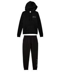 Спортивний костюм PINK Hoodie and Jogger Set Black VS