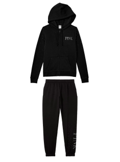 Спортивний костюм PINK Hoodie and Jogger Set Black VS