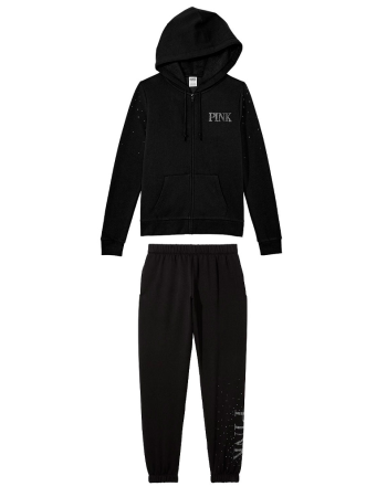 Спортивний костюм PINK Hoodie and Jogger Set Black VS