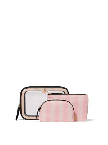 Косметичка 3в1 3-Piece Makeup Bag Iconic Stripe