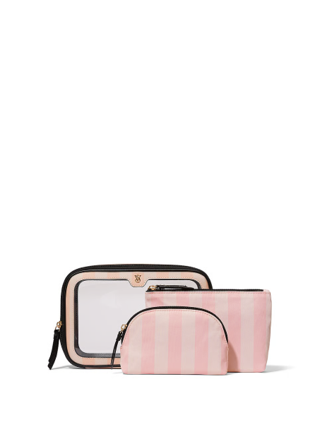 Косметичка 3в1 3-Piece Makeup Bag Iconic Stripe