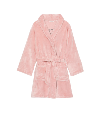 Плюшевый халат Short Cozy Robe Dusk Pink