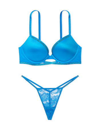 Комплект белья Shine Cradle Push-Up Bra Set Shocking Blue