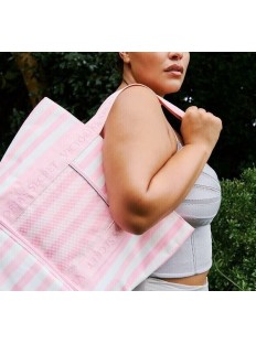 Пляжна сумка Cooler Tote Bag Pink Stripe
