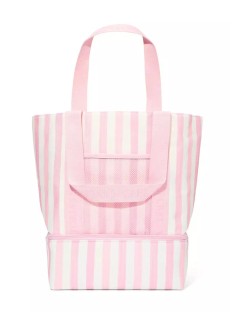 Пляжная сумка Cooler Tote Bag Pink Stripe