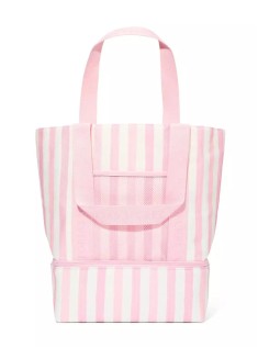 Пляжна сумка Cooler Tote Bag Pink Stripe