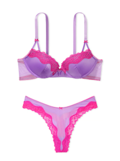 Комплект белья Tease Push-Up Bra Set Smooth Bikini Blue