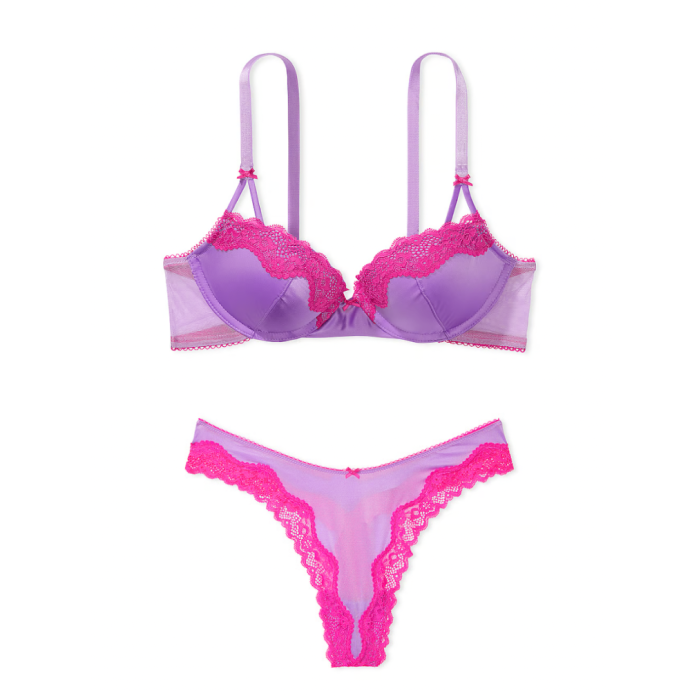 Комплект білизни Tease Push-Up Bra Set Smooth Bikini Blue