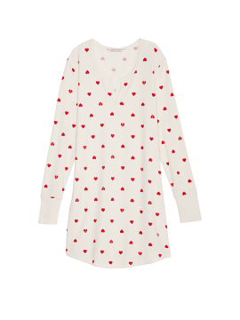 Рубашка для сна Thermal Sleepshirt Hearts